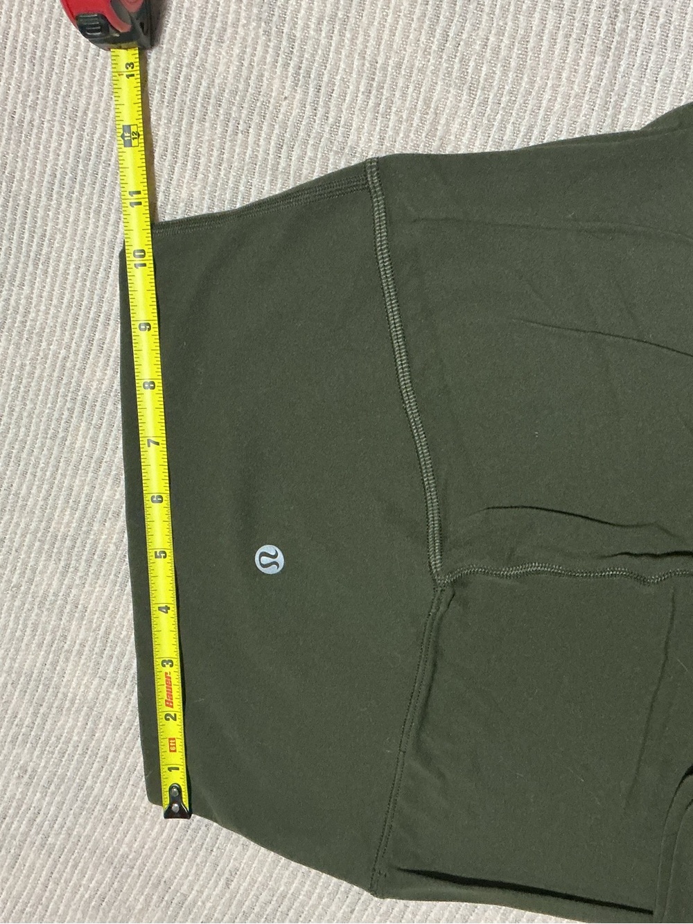 Lululemon Align High Rise Leggings Dark Olive Green Size 4 - Picture 4 of 6